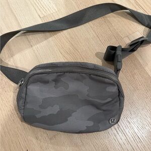 Lululemon Gray Camouflage Everywhere Belt Bag